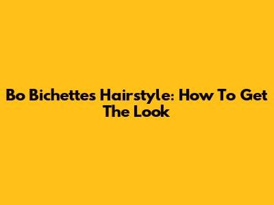 Bo Bichette's Hairstyle: How To Get The Look