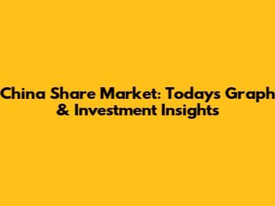 China Share Market: Today's Graph & Investment Insights