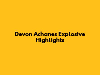 Devon Achane's Explosive Highlights