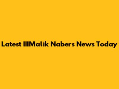 Latest IIIMalik Nabers News Today