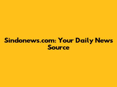 Sindonews.com: Your Daily News Source